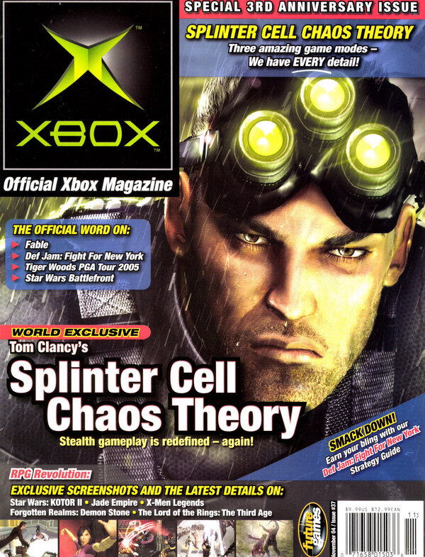 Official Xbox Magazine Issue 37 (November 2004) cover